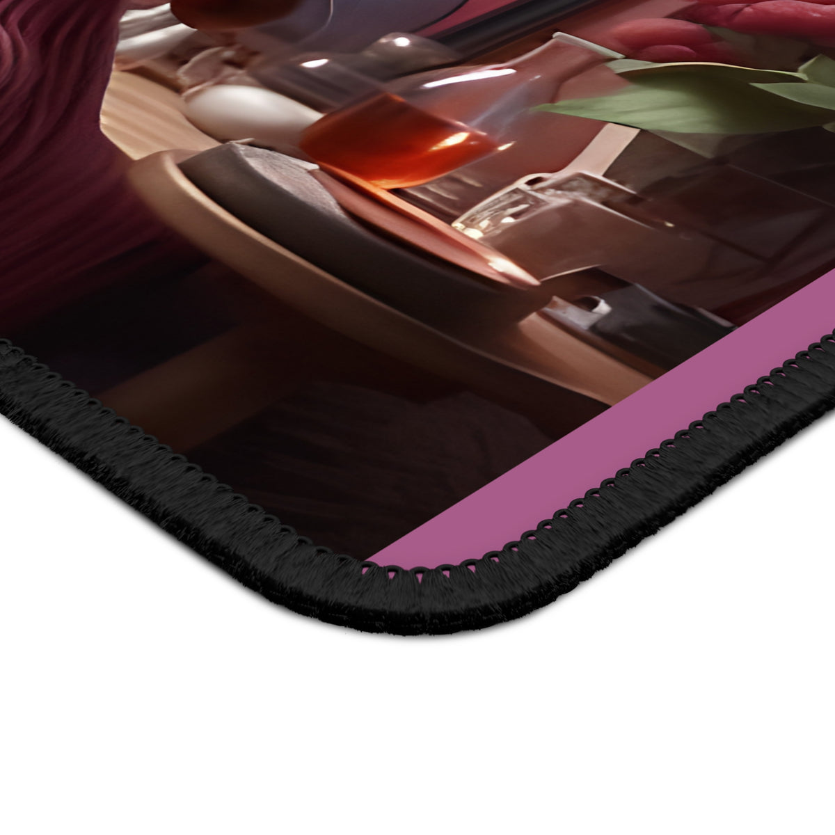 Afro Fairy Reading, Gaming Mouse Pad | Magical Book, Cozy Room