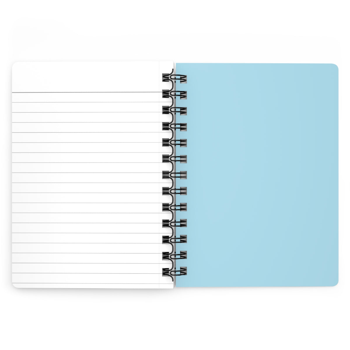 Cute Curly-Haired Fashion Girl Spiral Bound Journal