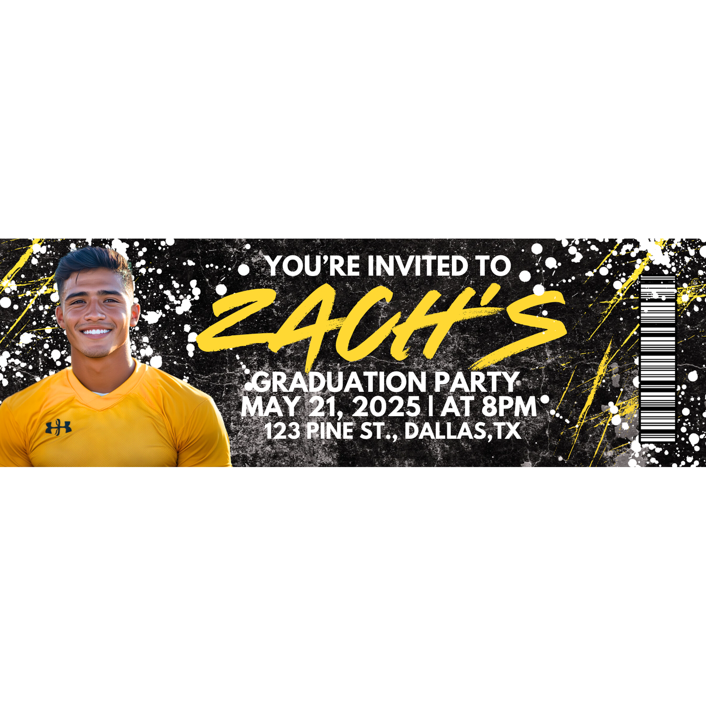 graduation ticket invitation