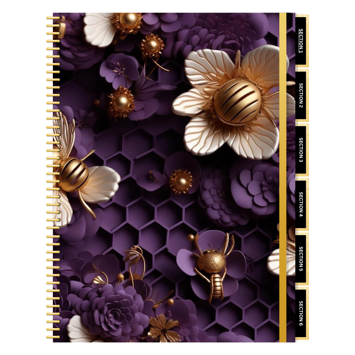 6 Subject Hyperlinked Digital Notebook