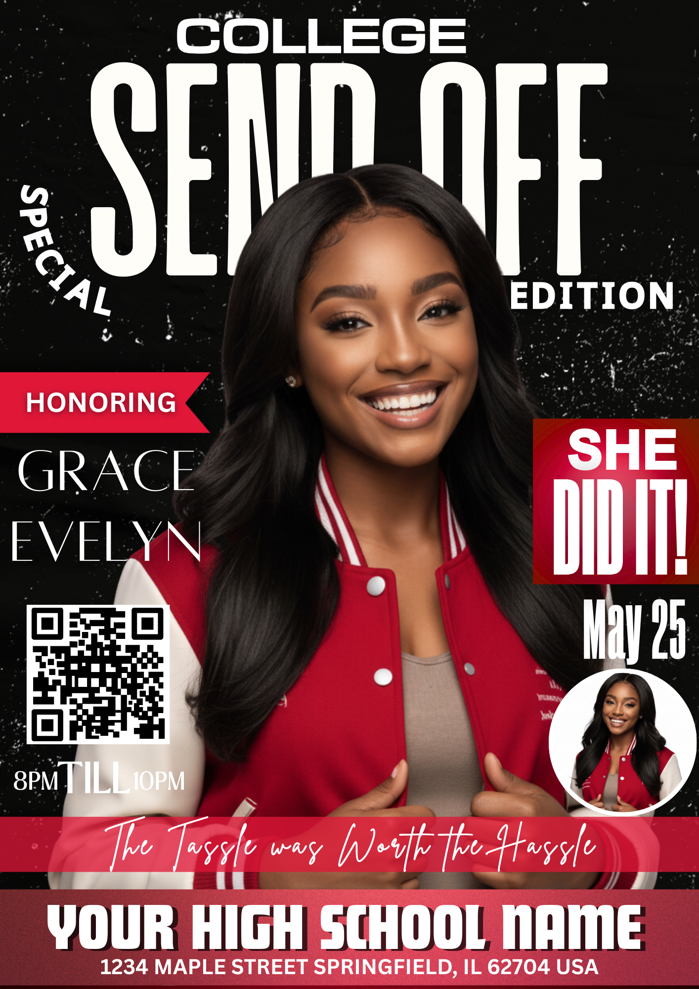 College Send Off Flyer