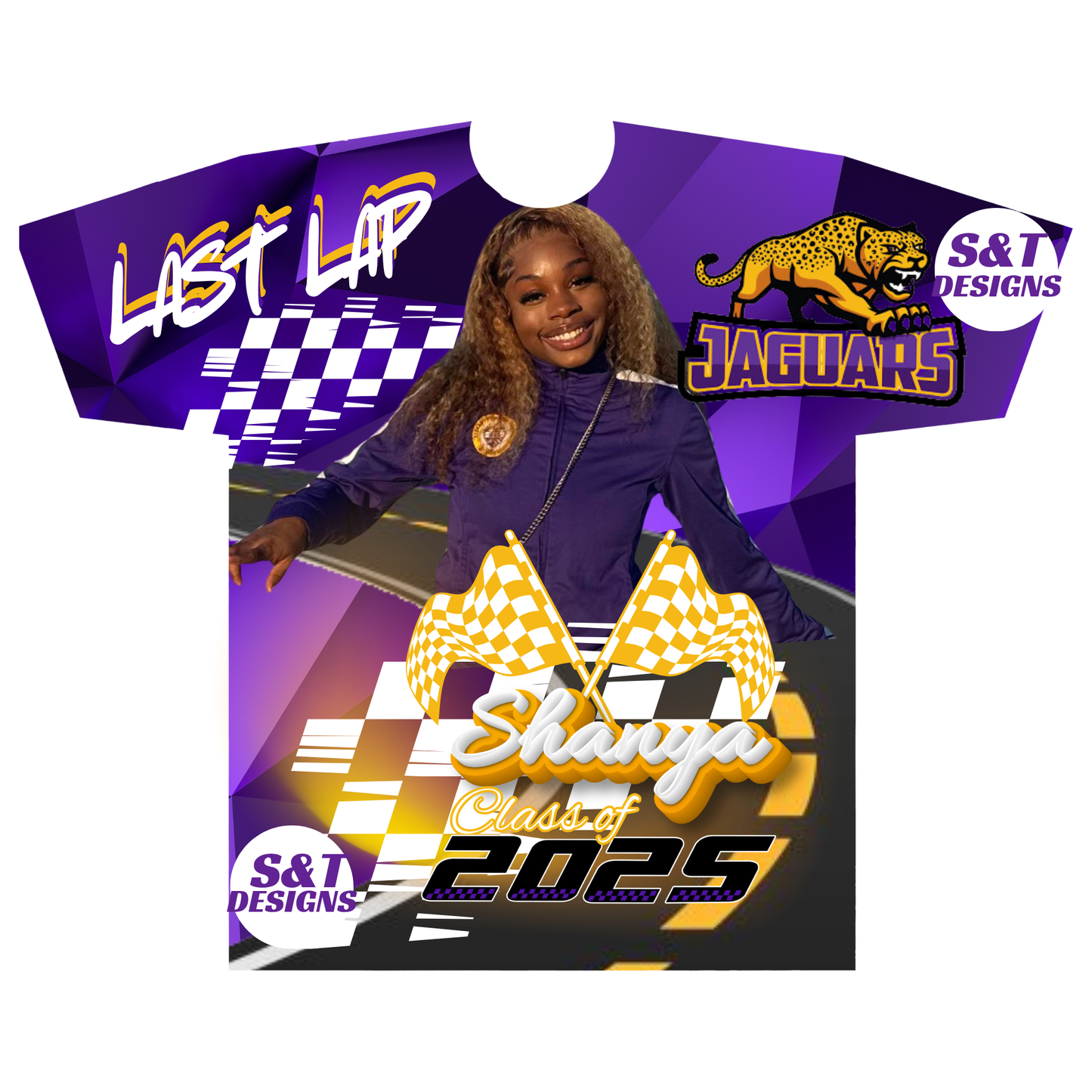 The Last Lap T Shirt Design