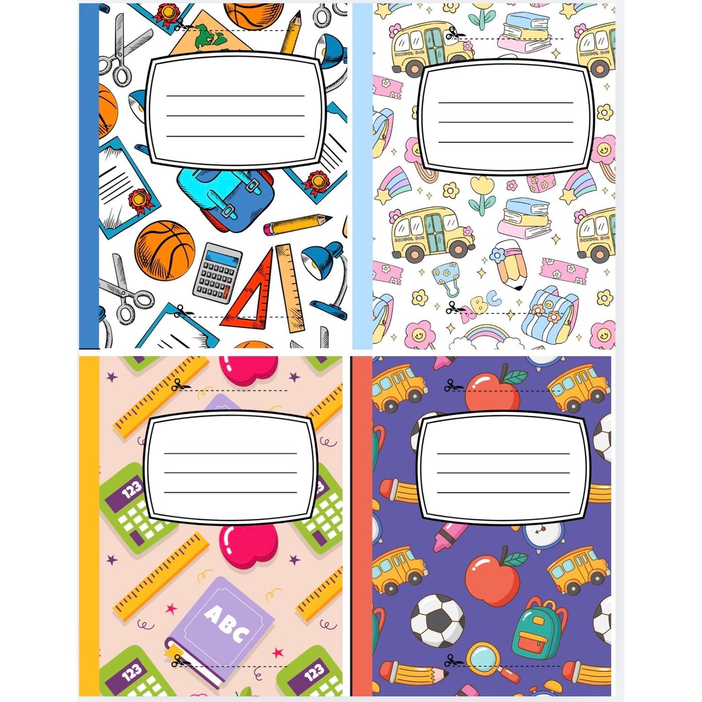 Composition Notebook Bundle