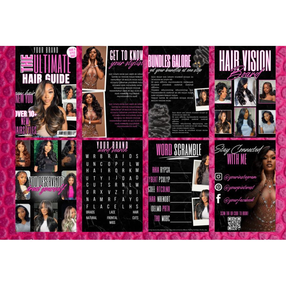Hair Magazine Design