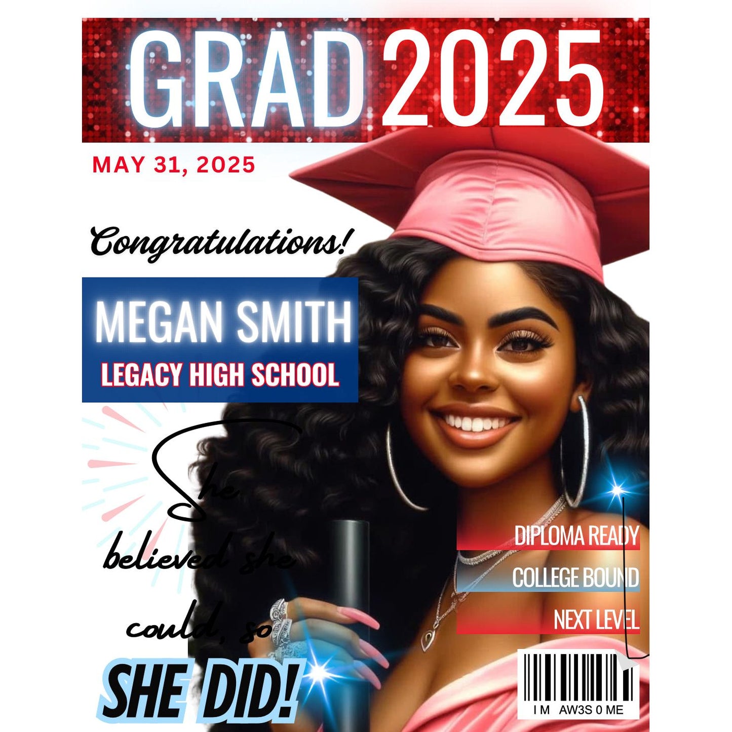 Graduation Magazine Flyer