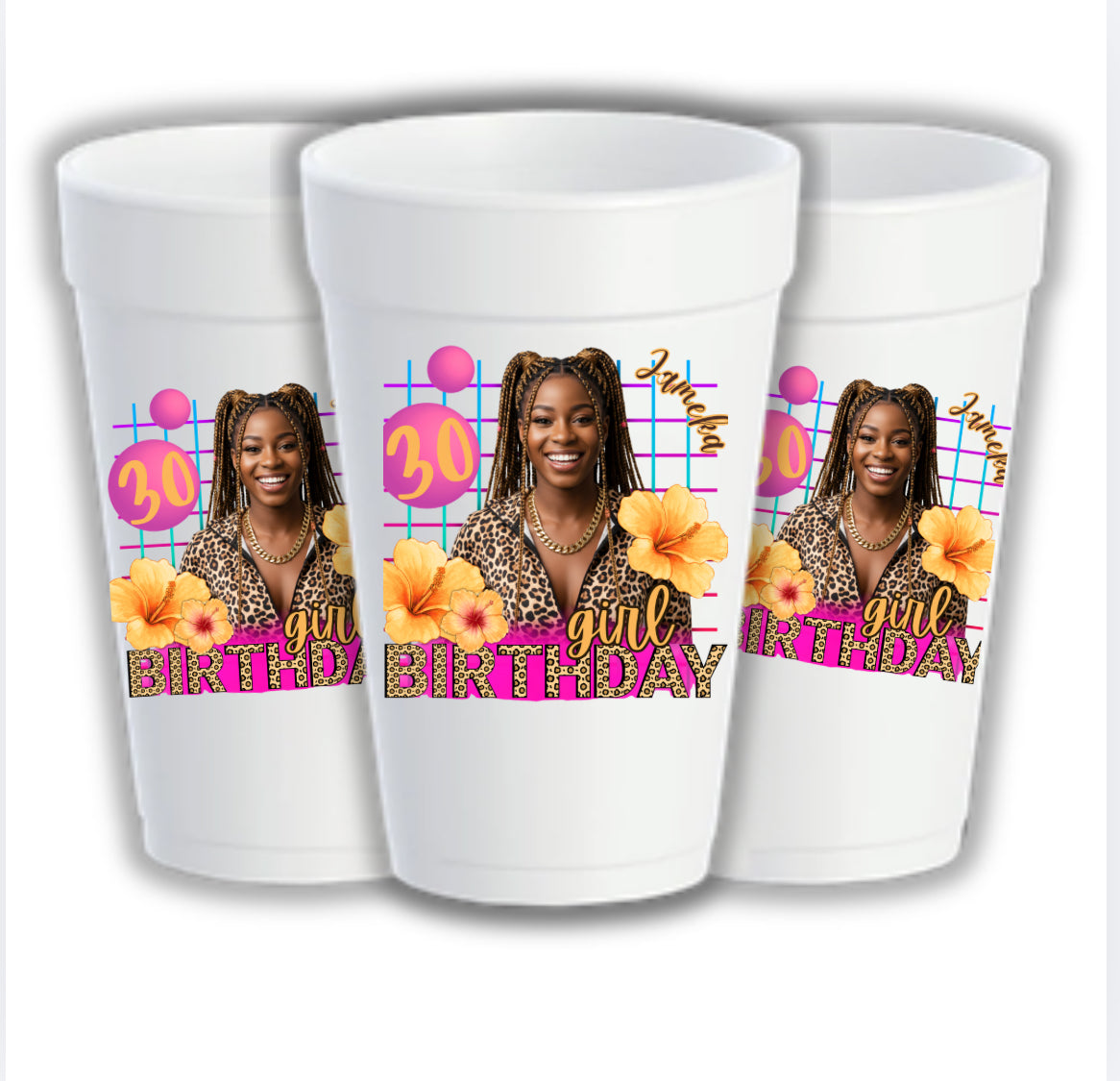 Pretty Girl Party Cups