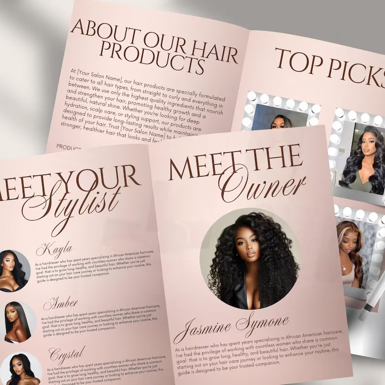 Hair Magazine Design