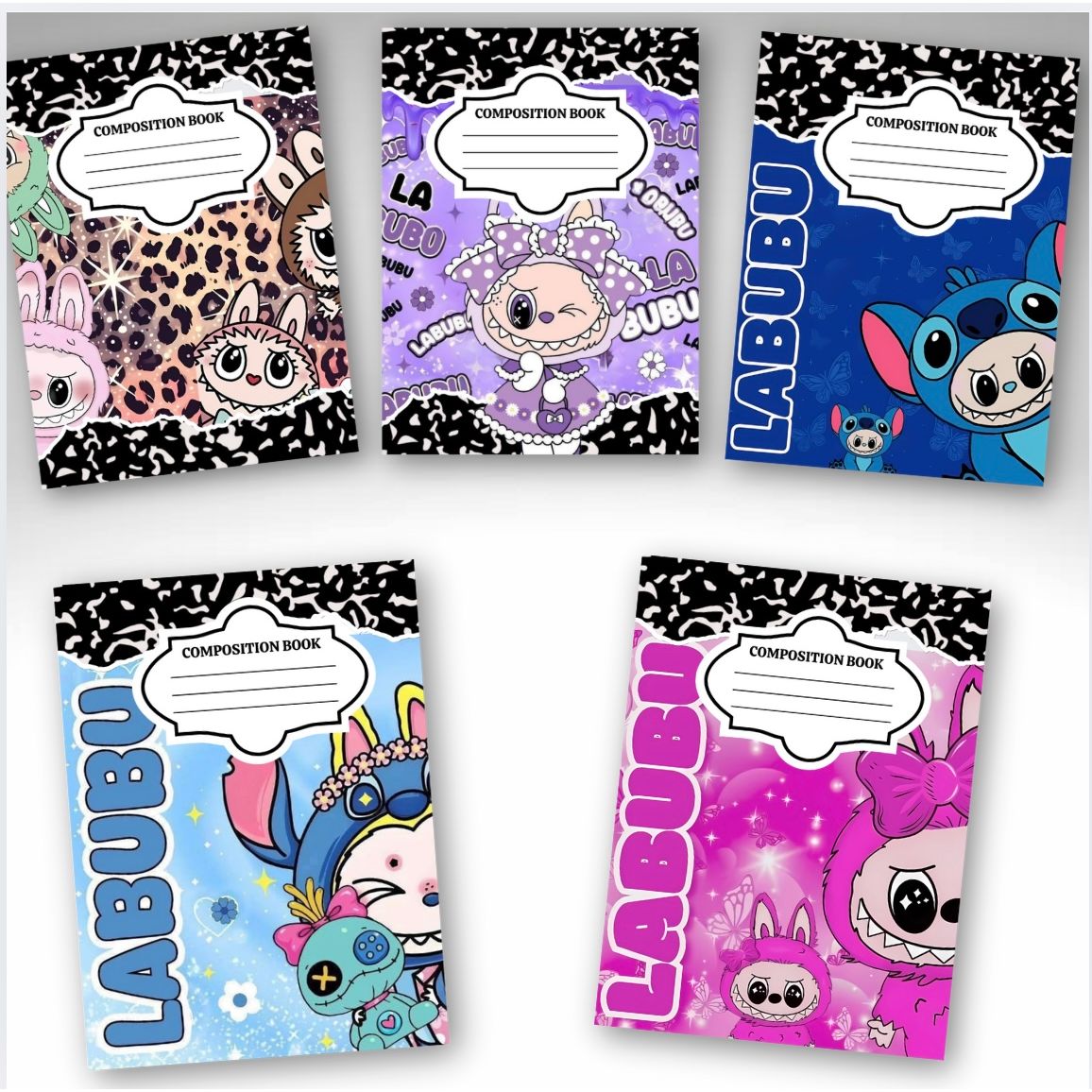 5 Composition Notebook Bundle