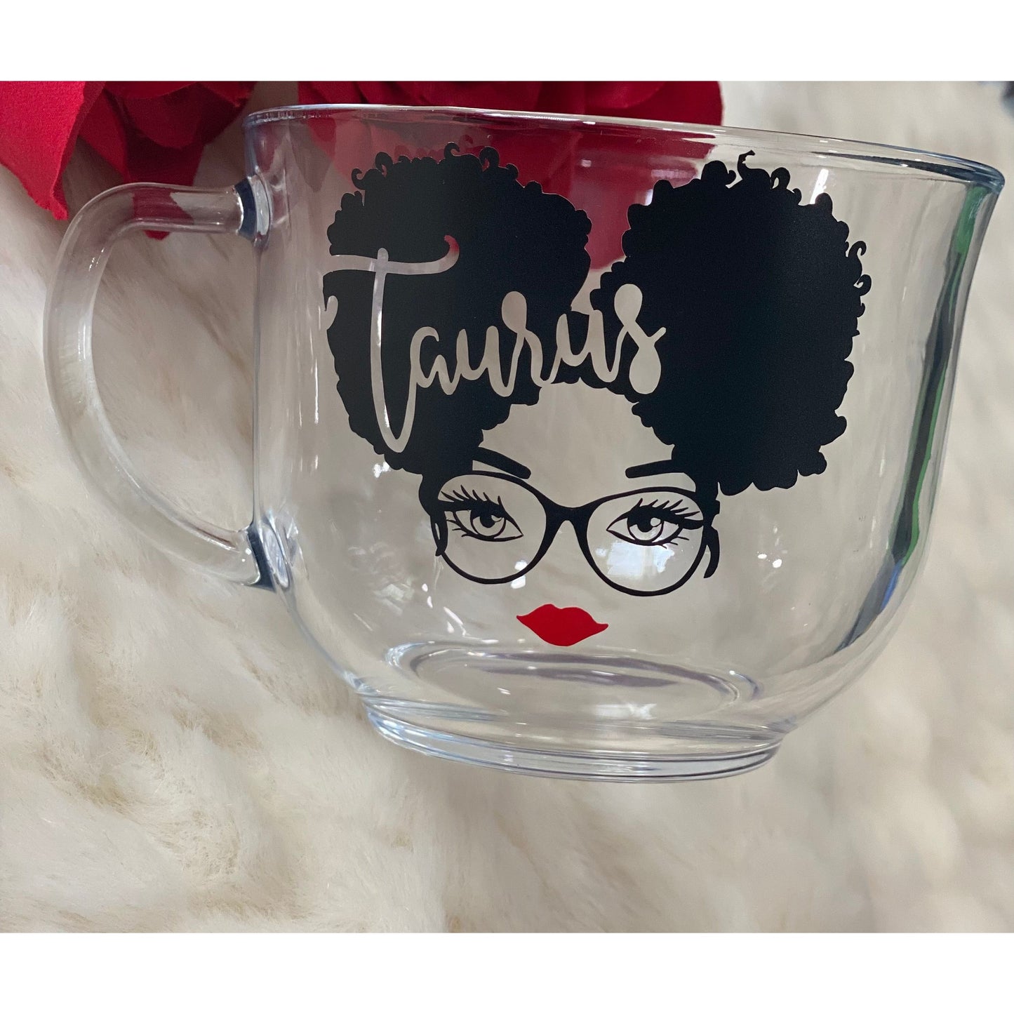 Afro Puff Zodiac Café Mug