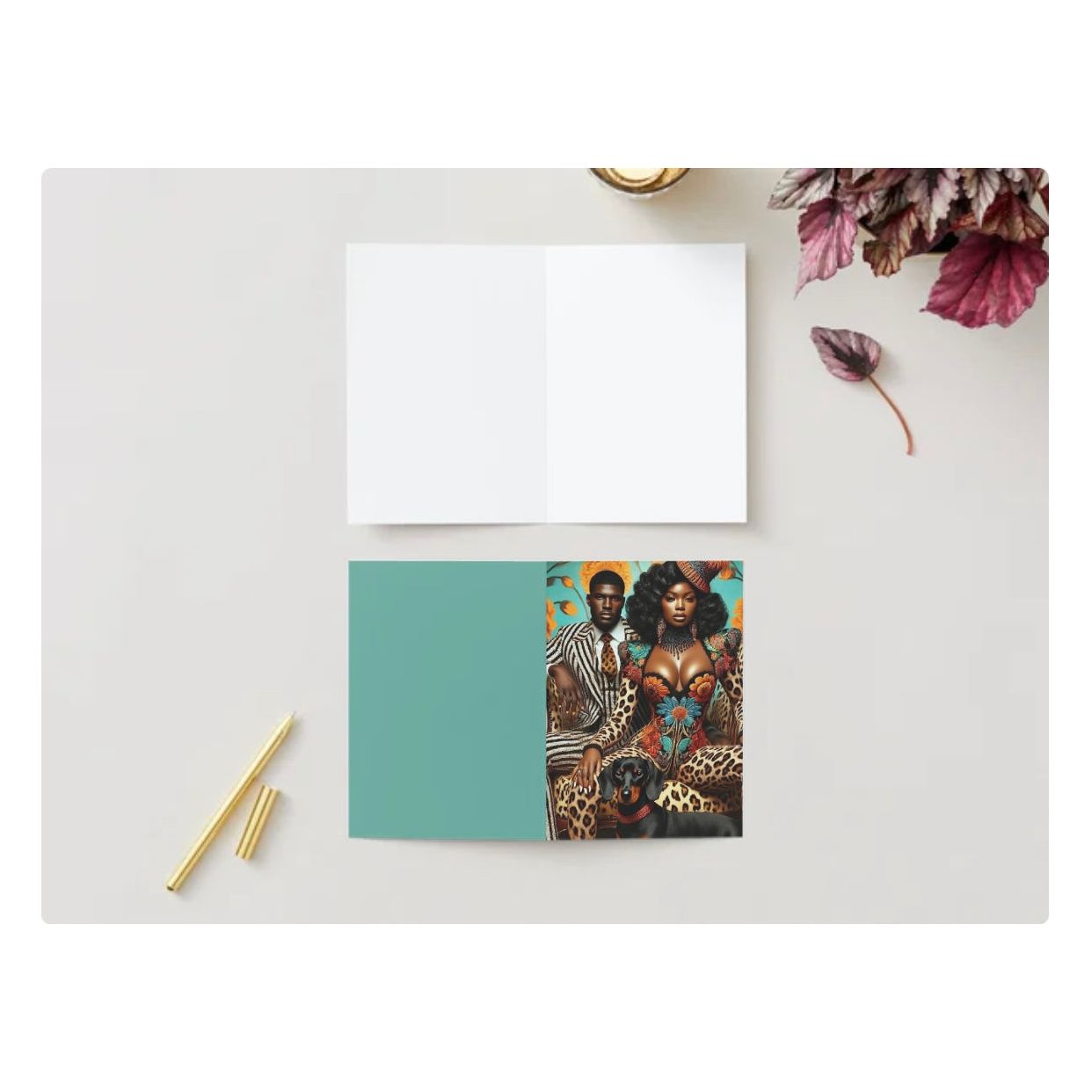 Afrocentric Anniversary Card