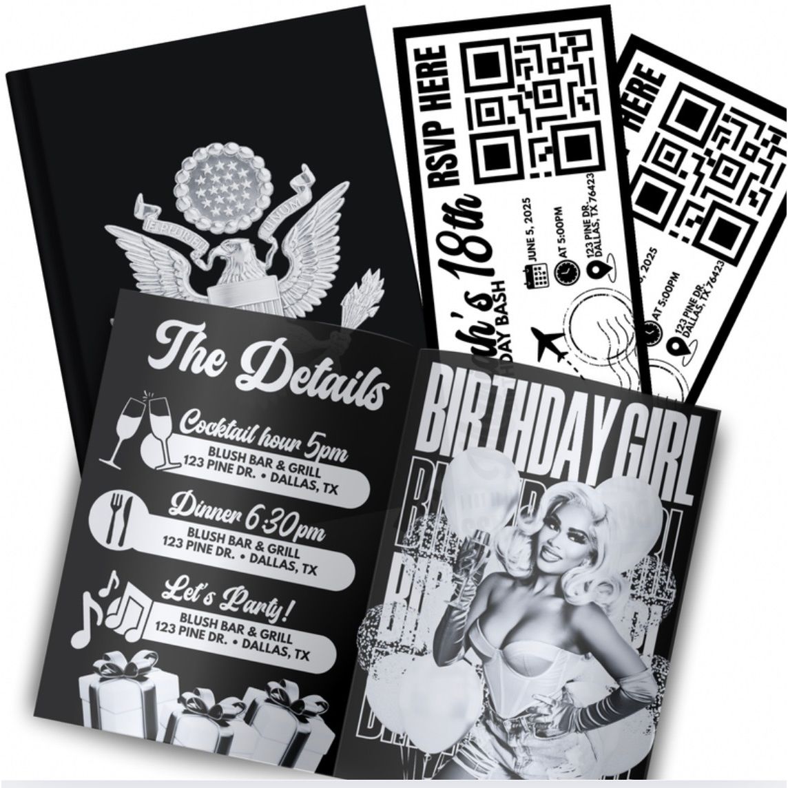 Birthday Passport Invitation