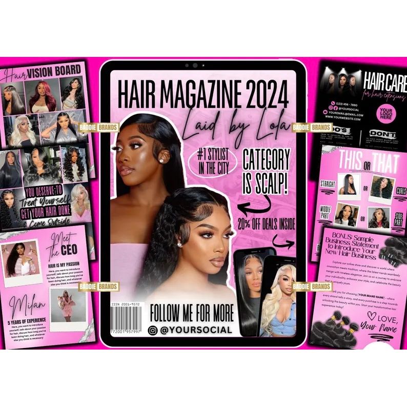 Hair Magazine Design