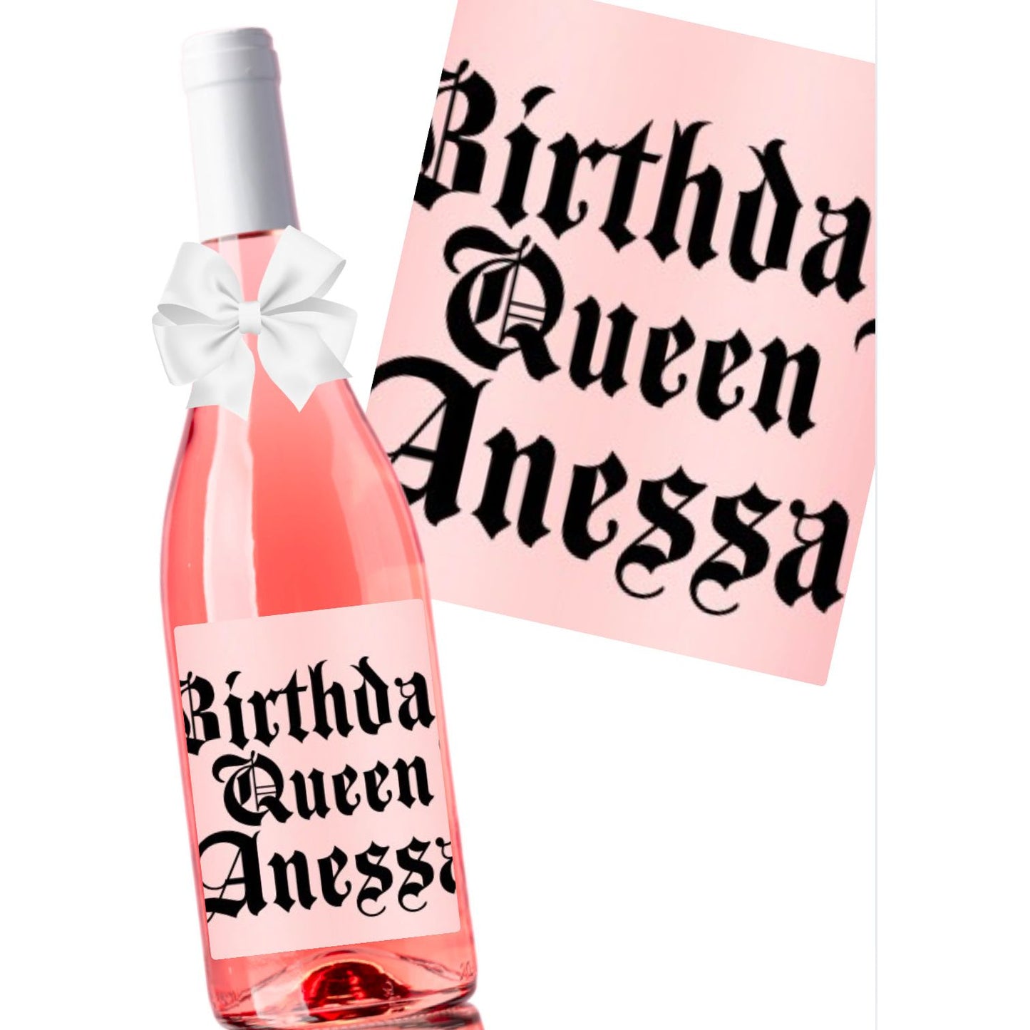 Rosé Wine Label