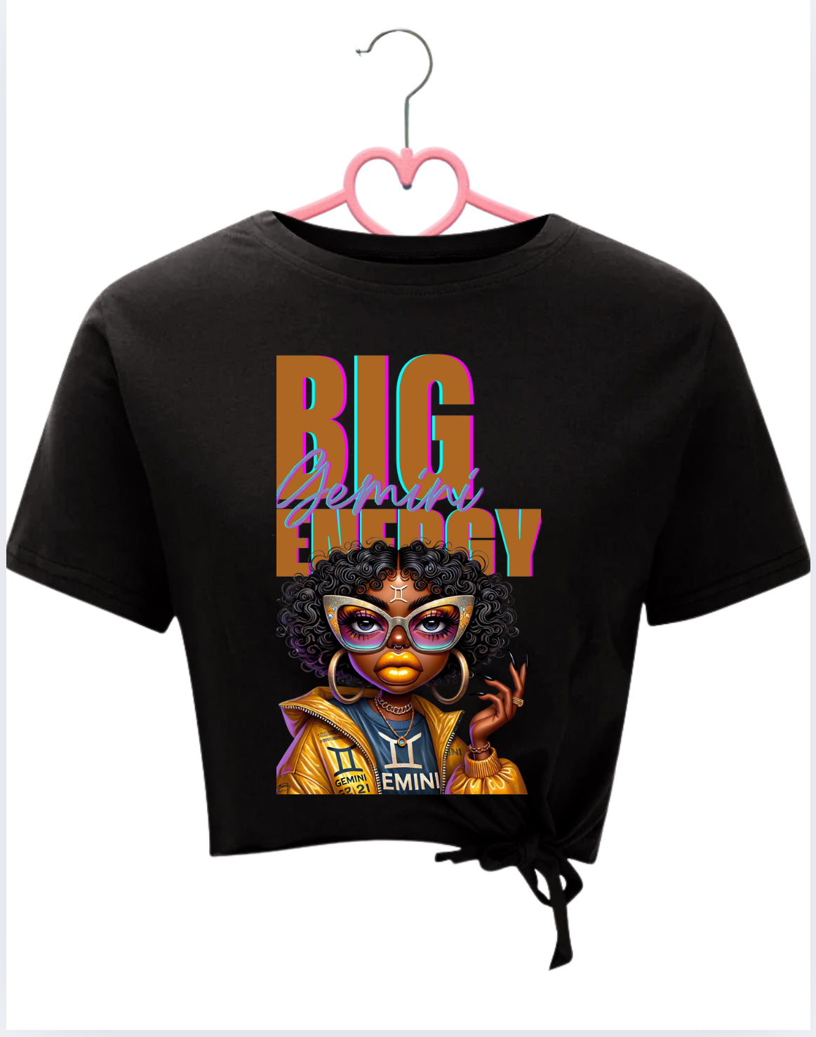 Big Gemini Energy T Shirt Design