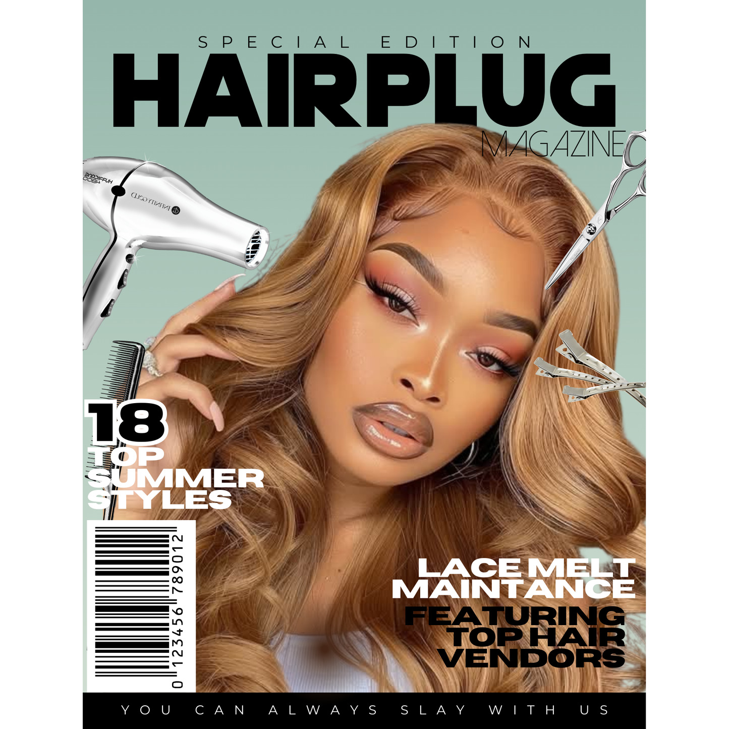 Hair Magazine Design