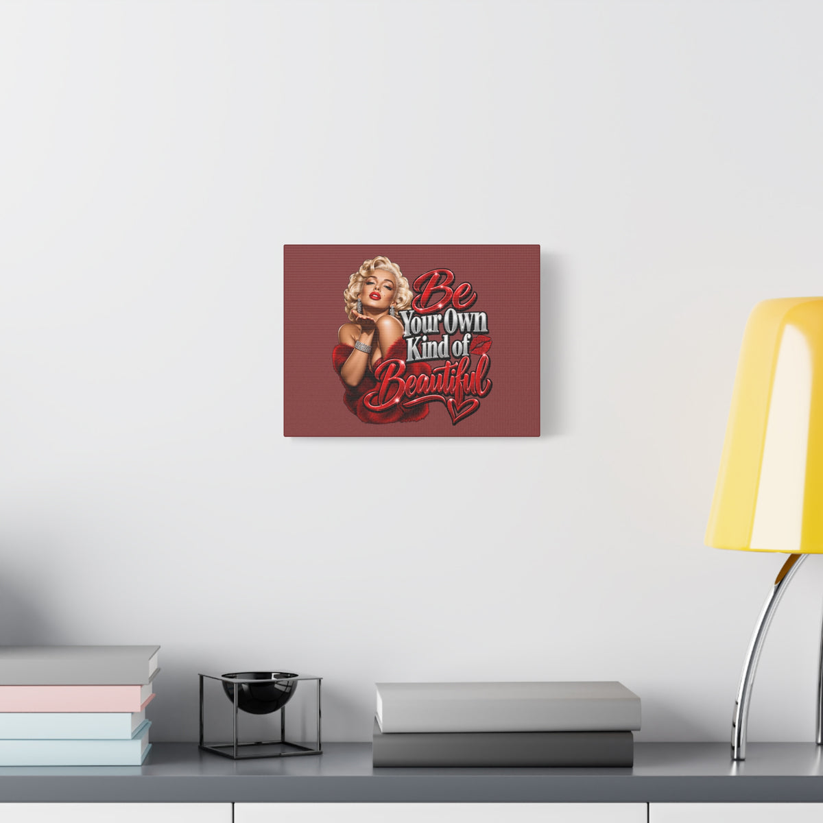 Be Your Own Kind of Beautiful Marilyn Monroe Canvas Wall Art