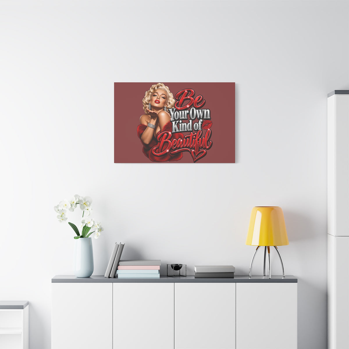 Be Your Own Kind of Beautiful Marilyn Monroe Canvas Wall Art