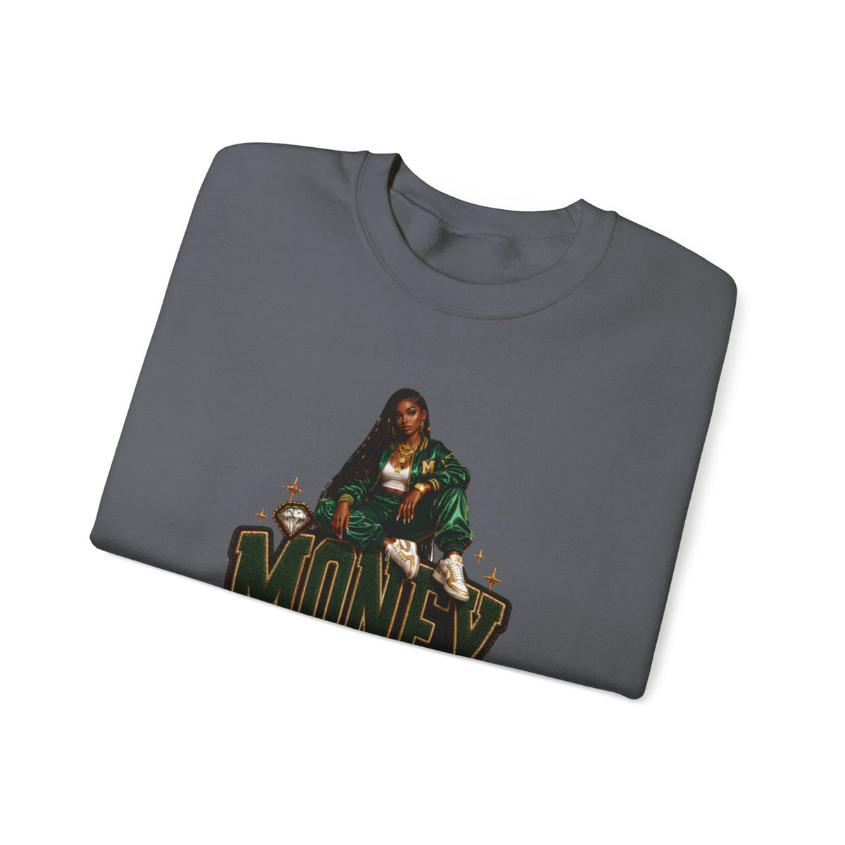 Money Made graphic Crewneck Sweatshirt | Urban Hustle streetwear