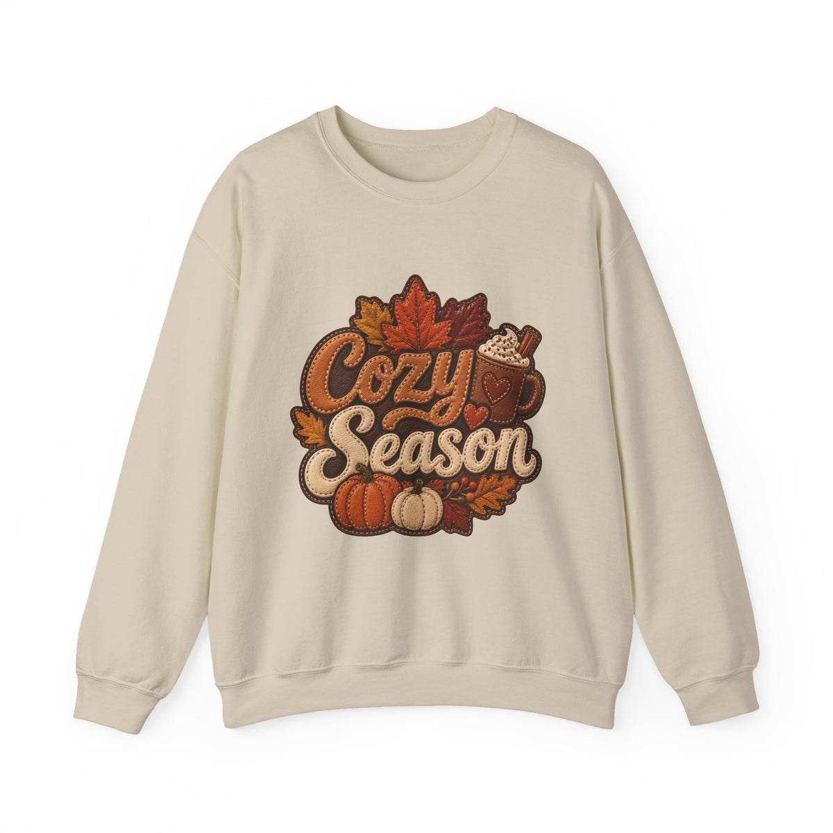 Cozy Season Autumn Thanksgiving Crewneck Sweatshirt