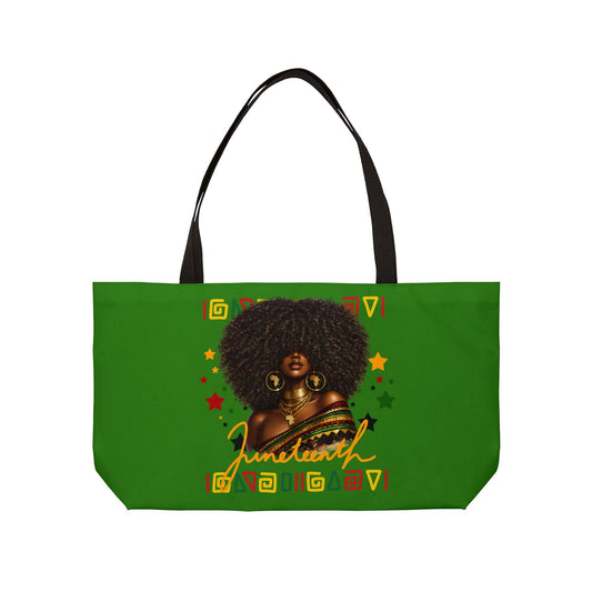 Juneteenth African American Heritage Weekender Tote Bag