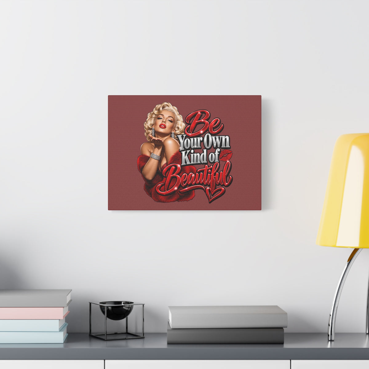 Be Your Own Kind of Beautiful Marilyn Monroe Canvas Wall Art