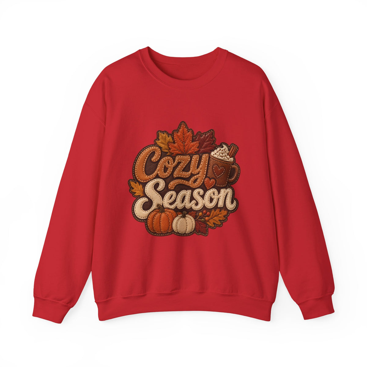 Cozy Season Autumn Thanksgiving Crewneck Sweatshirt