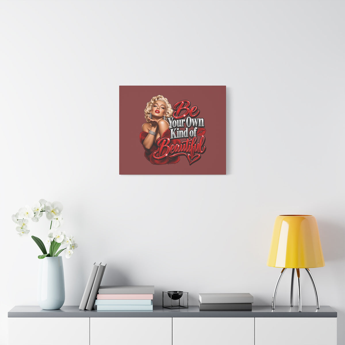 Be Your Own Kind of Beautiful Marilyn Monroe Canvas Wall Art