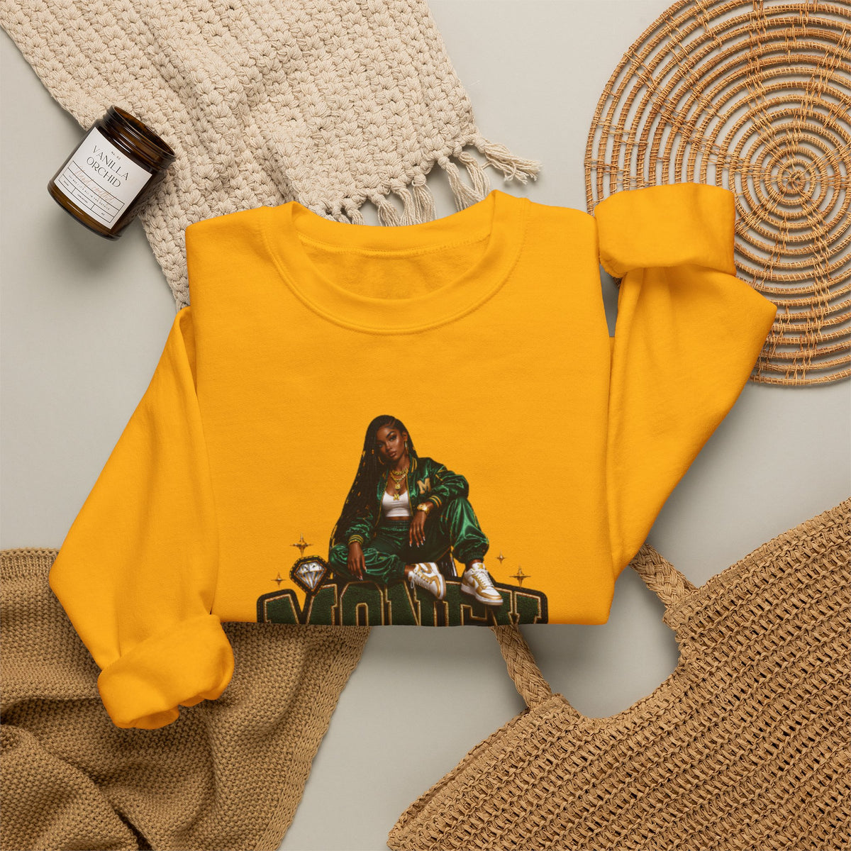 Money Made graphic Crewneck Sweatshirt | Urban Hustle streetwear