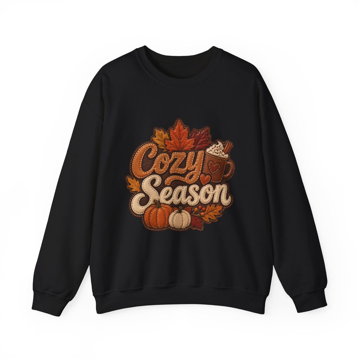 Cozy Season Autumn Thanksgiving Crewneck Sweatshirt