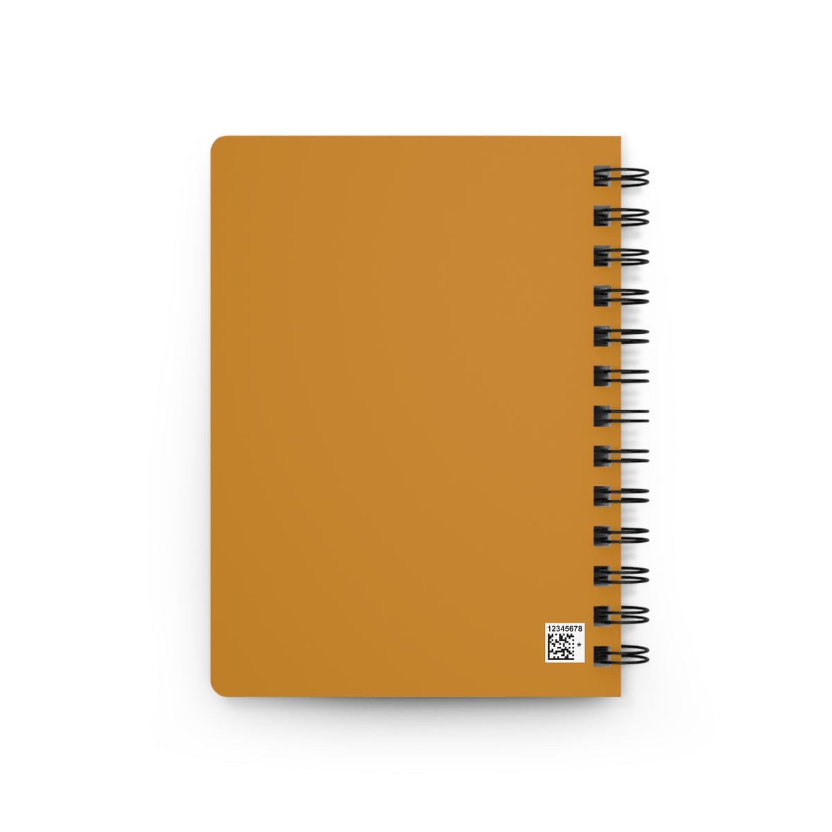 Afro Queen Illustration Spiral Bound Journal | Crowned Fashionista Notebook