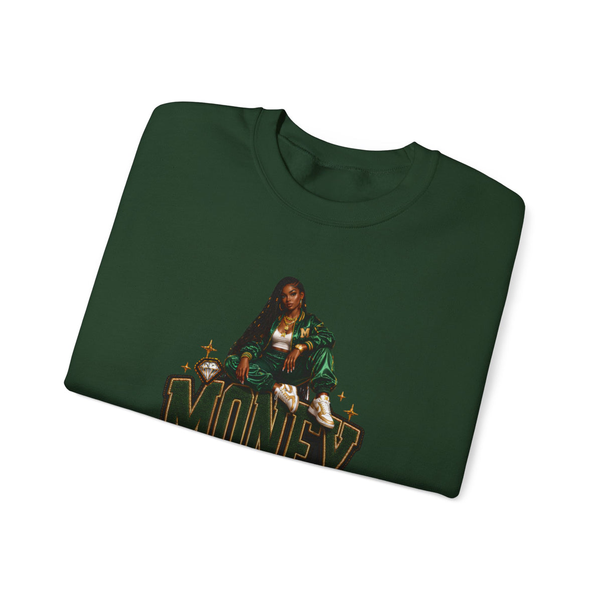 Money Made graphic Crewneck Sweatshirt | Urban Hustle streetwear