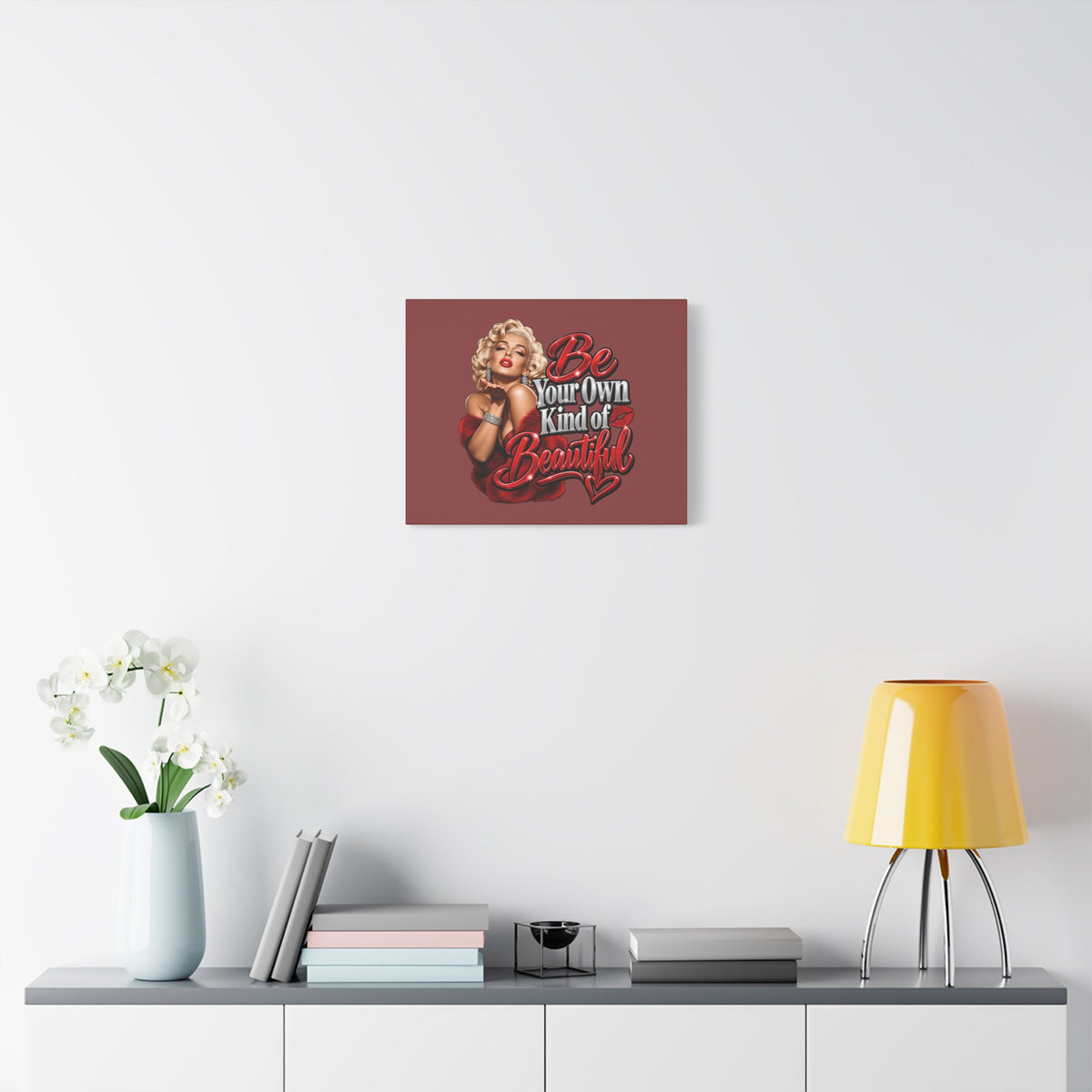 Be Your Own Kind of Beautiful Marilyn Monroe Canvas Wall Art