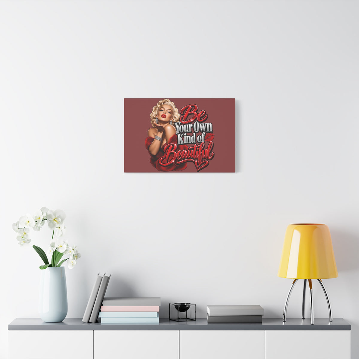Be Your Own Kind of Beautiful Marilyn Monroe Canvas Wall Art