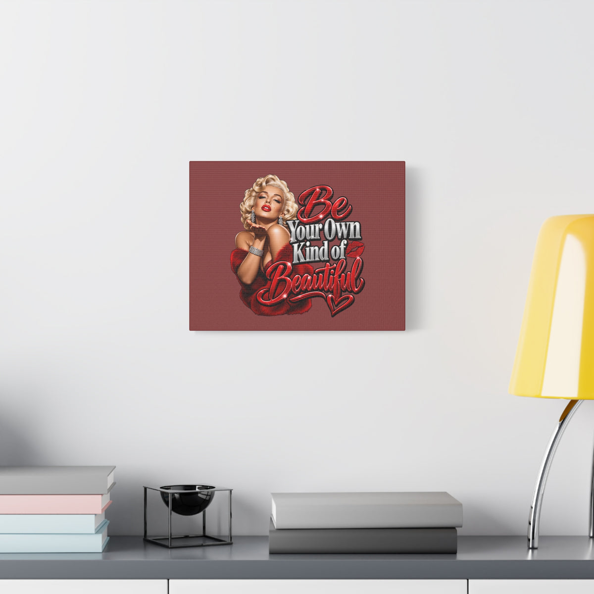 Be Your Own Kind of Beautiful Marilyn Monroe Canvas Wall Art