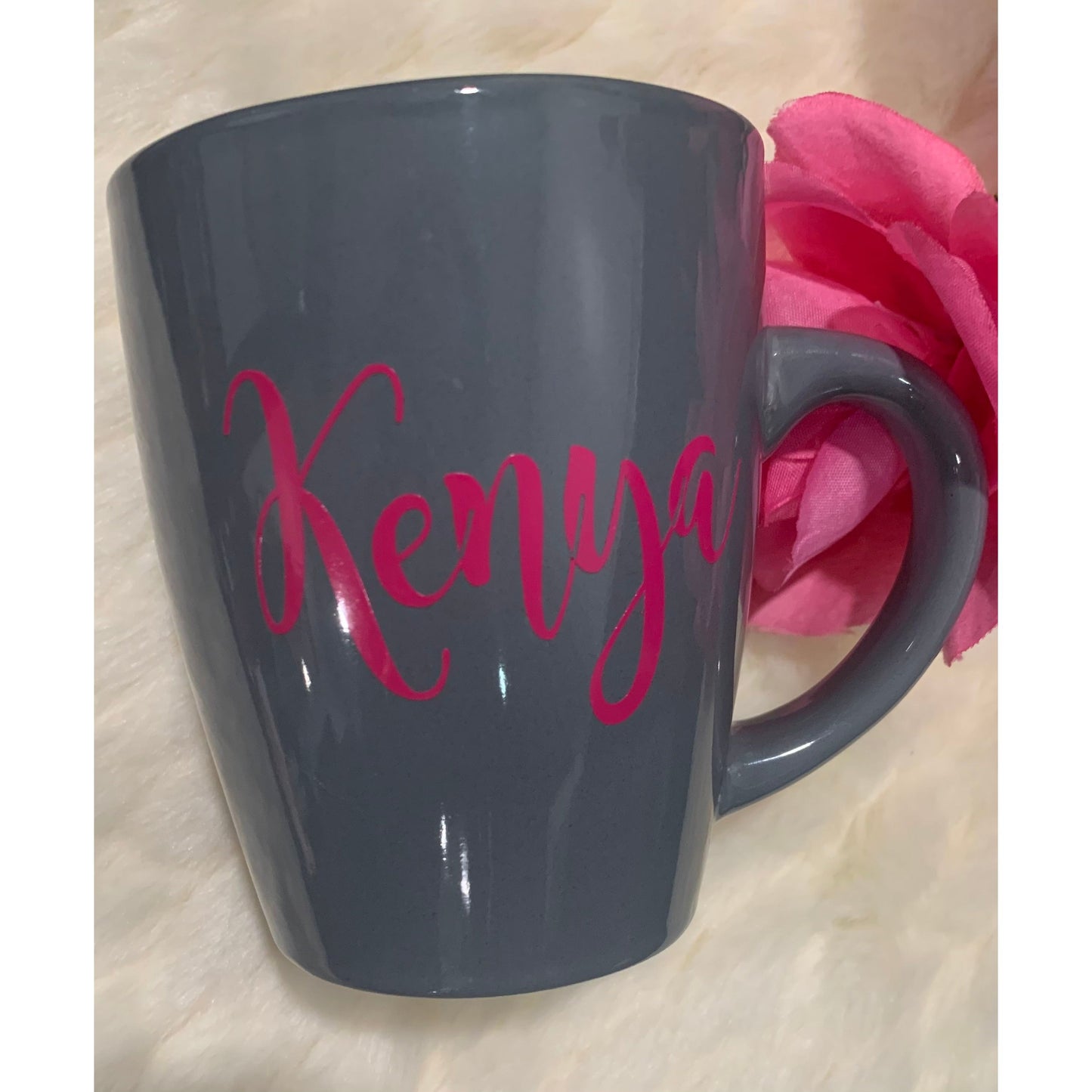 Curly puff mug
