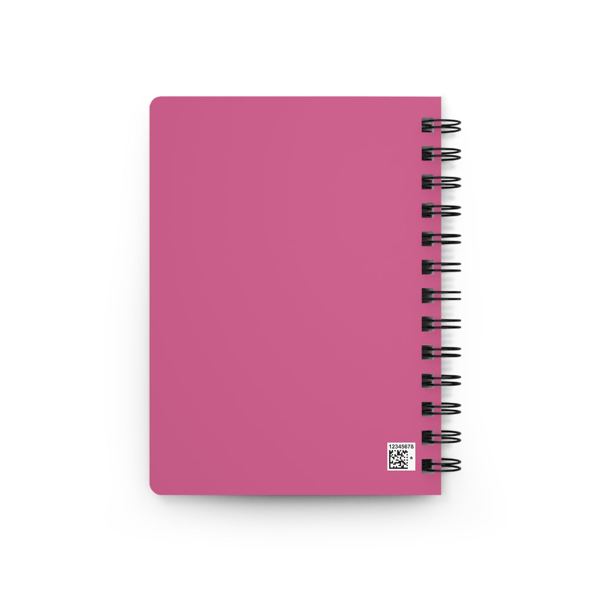 Black Woman Hands Holding Bible Spiral Bound Journal | Christian Faith Words Pink