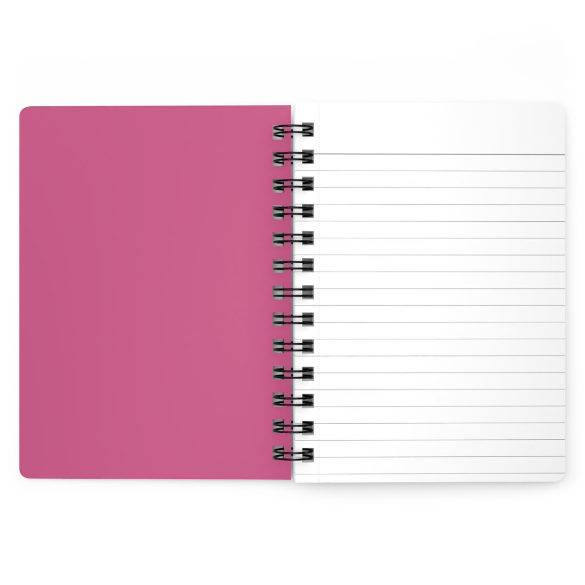 Black Woman Hands Holding Bible Spiral Bound Journal | Christian Faith Words Pink