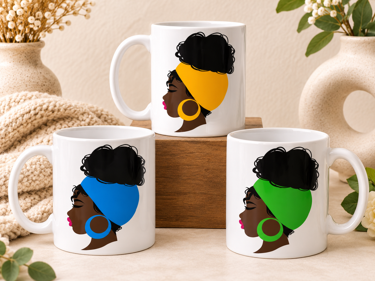 Ponytail Queen Mug