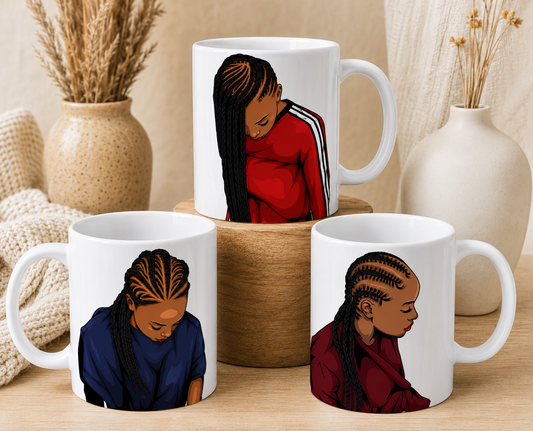Braided Style Sublimation Mugs