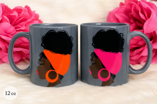 Curly puff mug