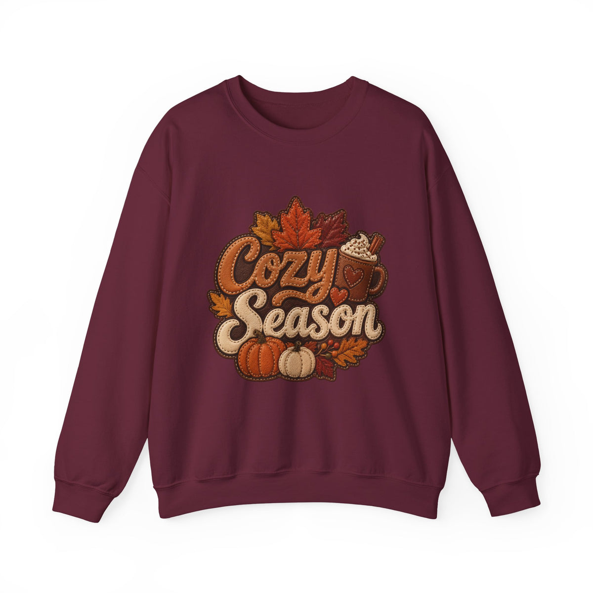Cozy Season Autumn Thanksgiving Crewneck Sweatshirt