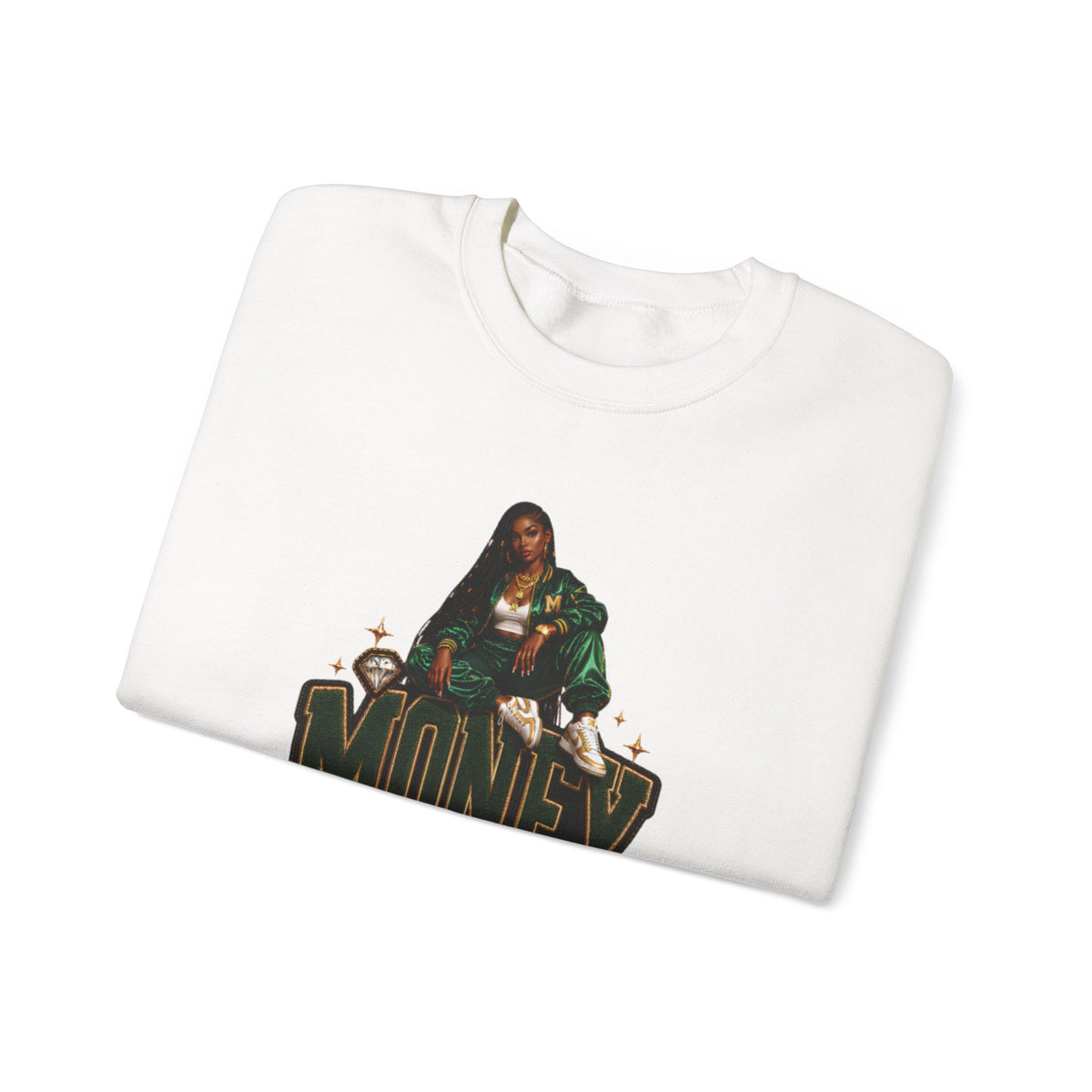 Money Made graphic Crewneck Sweatshirt | Urban Hustle streetwear