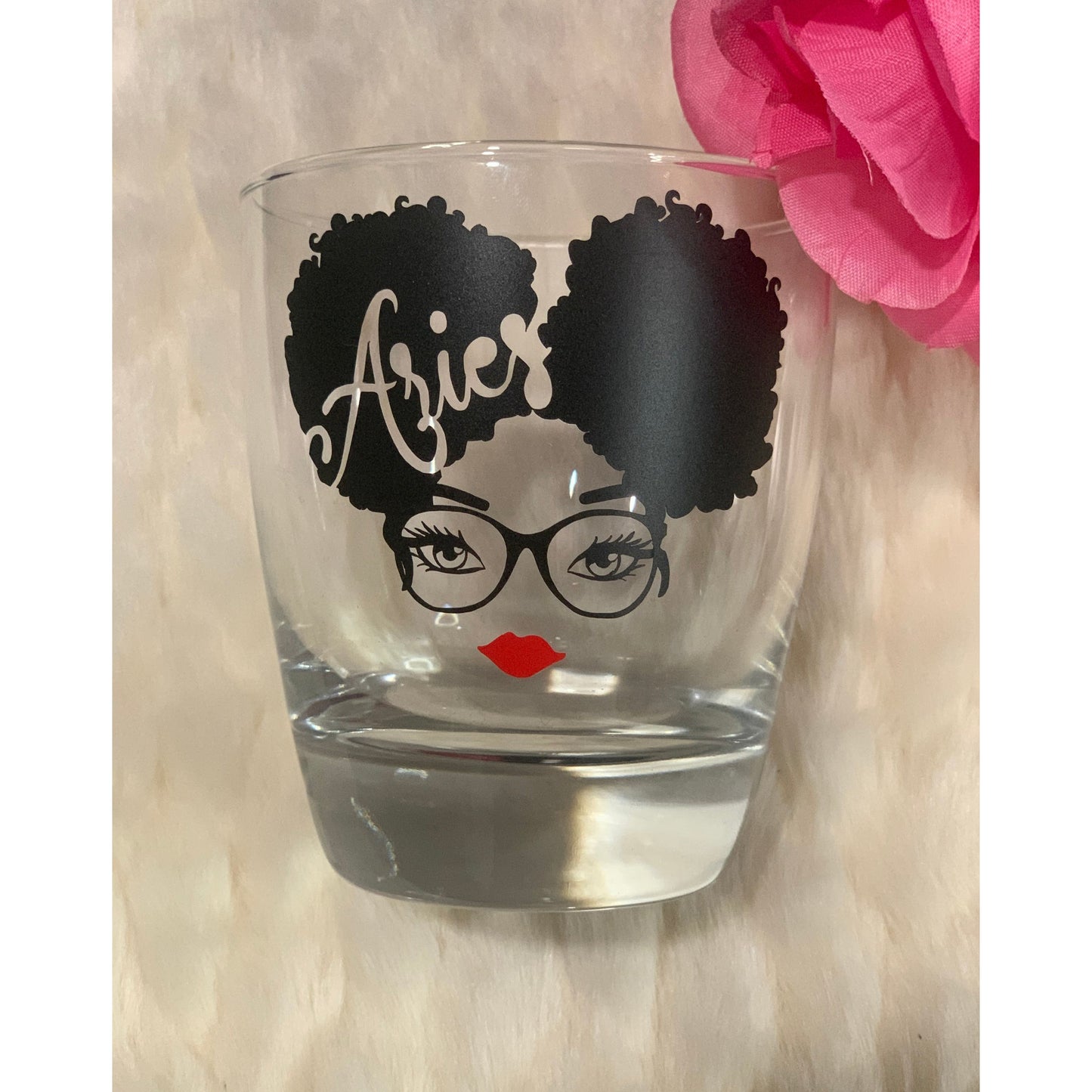 Zodiac wine glass