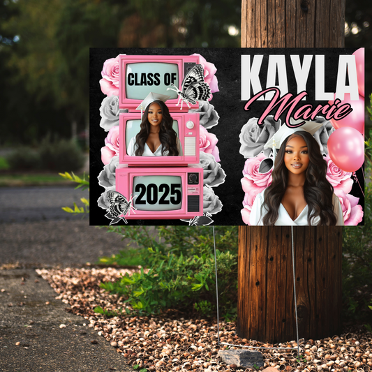 Graduate Yard sign