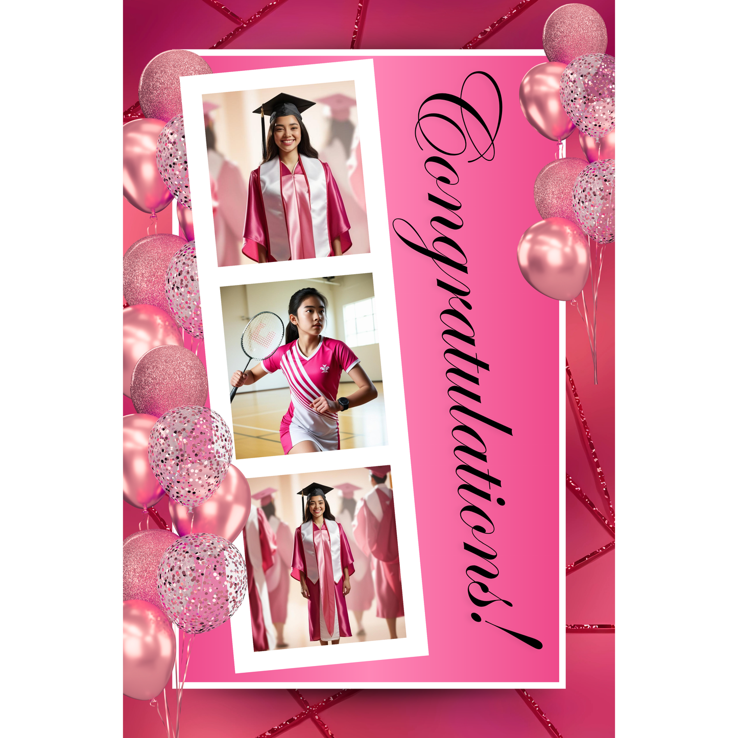 Jumbo 24x36 Graduation Card