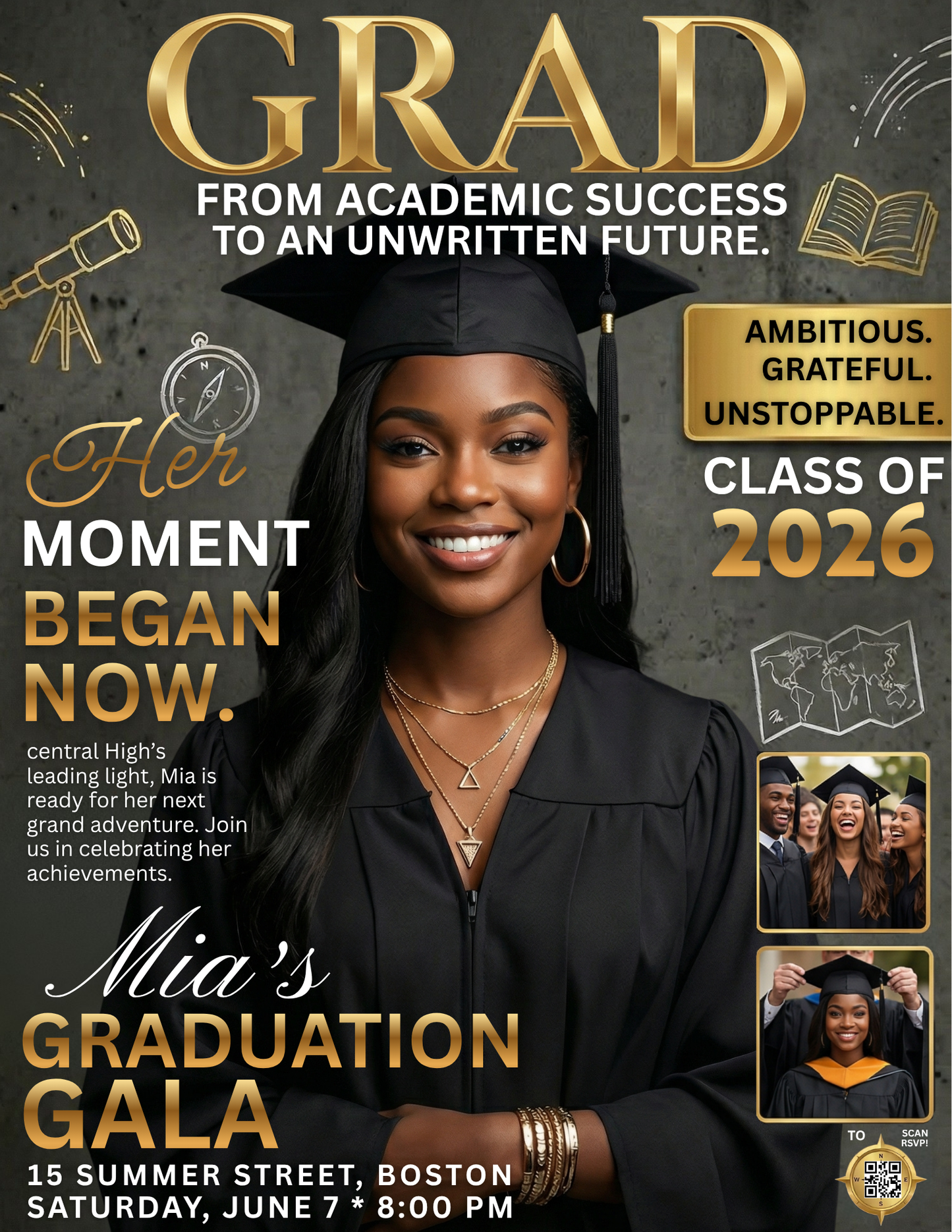 Graduate Magazine Flyer