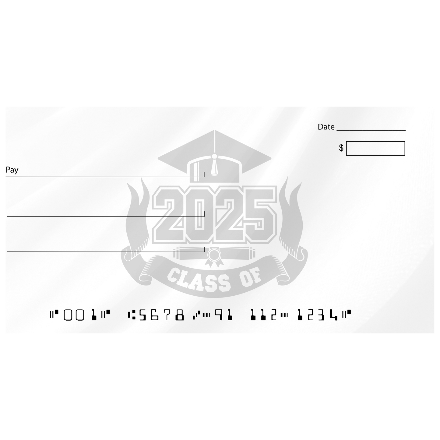 Giant graduation Check