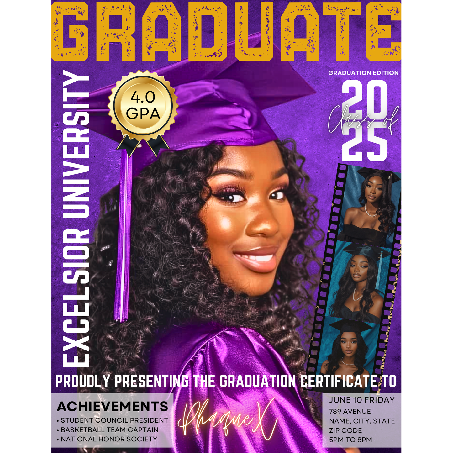 Graduation Magazine Flyer