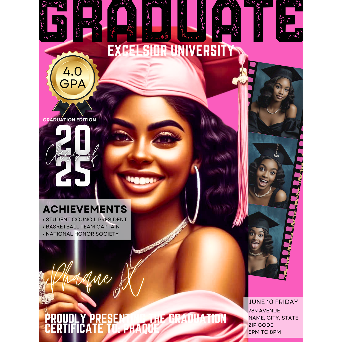 Graduation Magazine Flyer