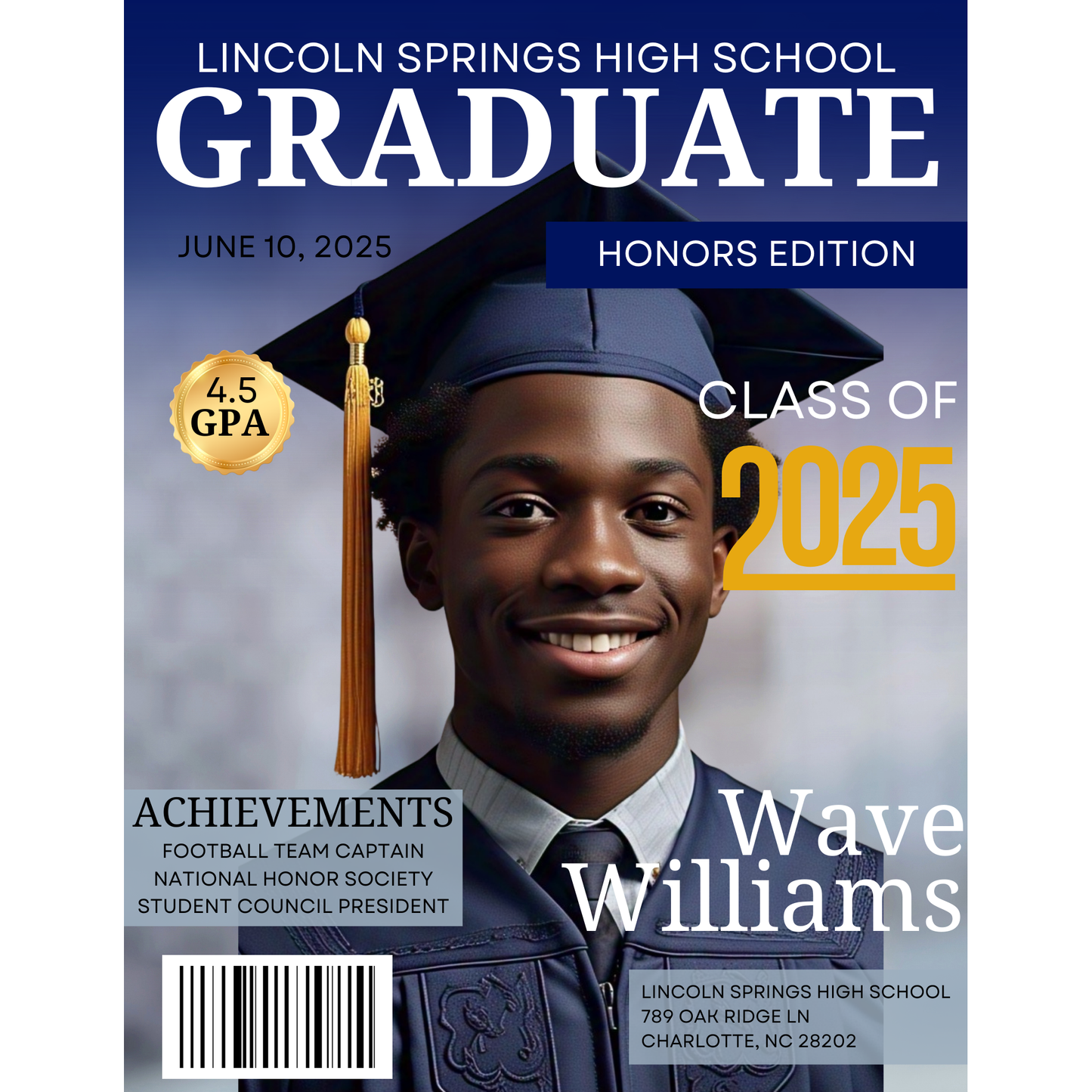 Graduation Magazine Flyer